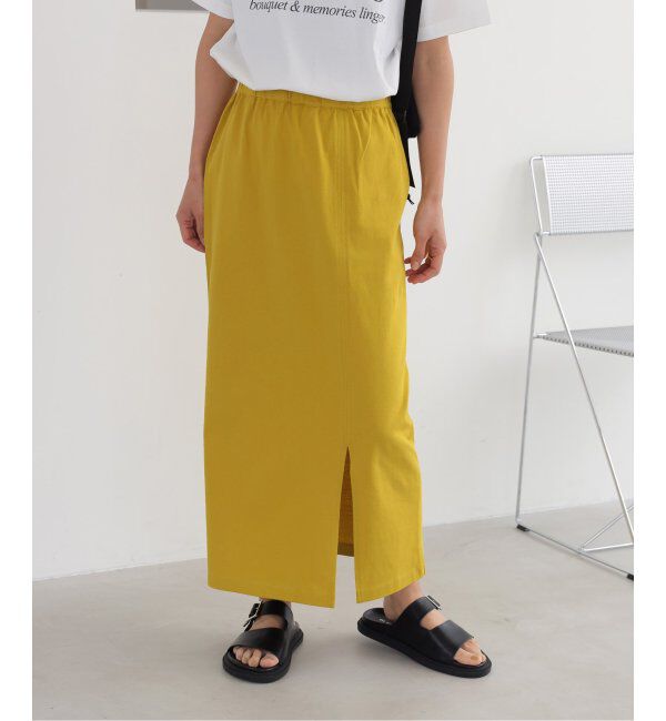 JOURNAL STANDARD relume「《追加2》MVSコットンタイトスカート」|スカート|マスタード