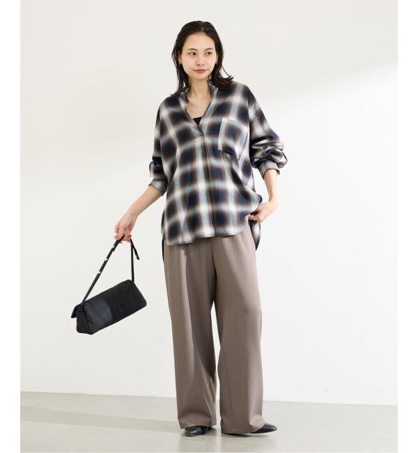 JOURNAL STANDARD「《追加5》ウールライクストレッチワイドパンツ」|その他|