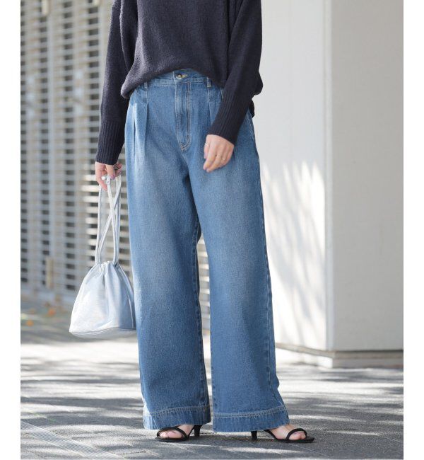 JOURNAL STANDARD relume「2タックデニムパンツ」|デニム|ネイビー