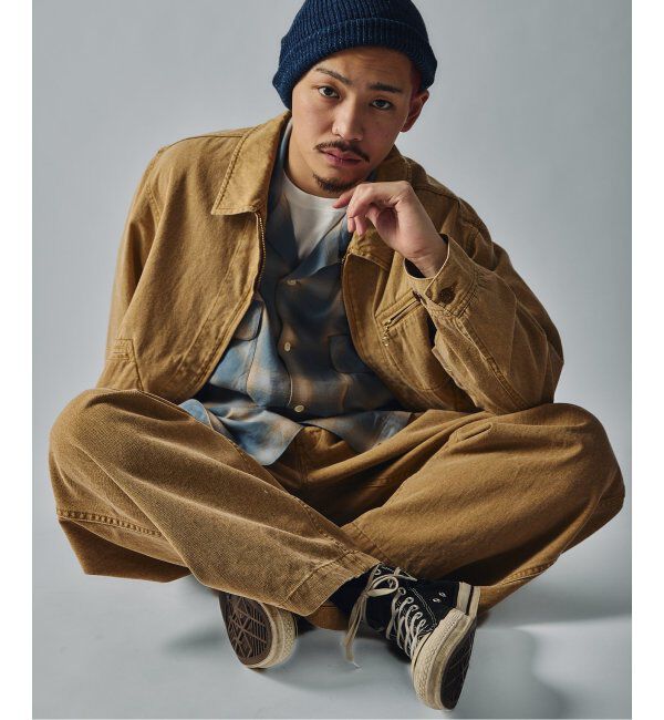 J.S.Homestead「J.S.Homestead / Stead ピグメントキャンバス ジップジャケット」|その他|