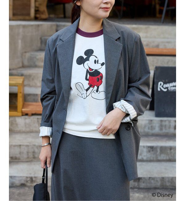 JOURNAL STANDARD「MICKEY / リンガーTシャツ」|Tシャツ・カットソー|