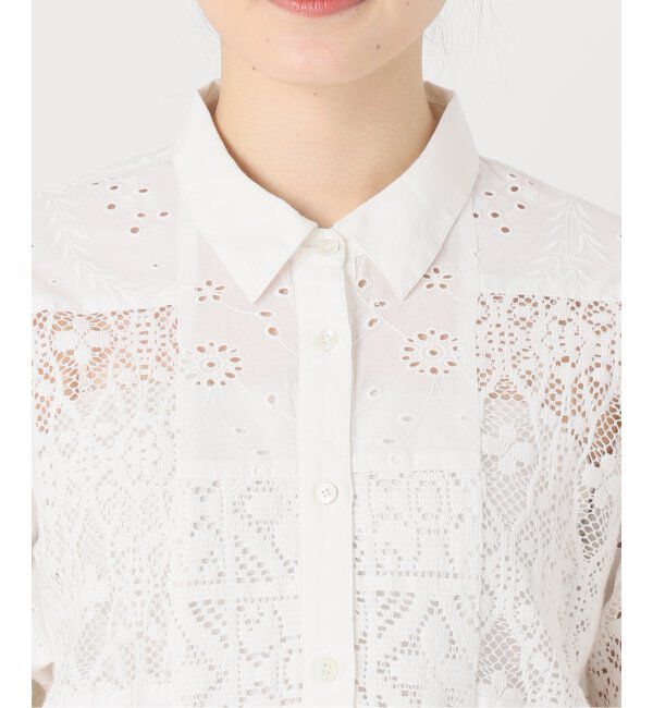 JOURNAL STANDARD relume「パッチワークレースショートシャツ」|シャツ・ブラウス|