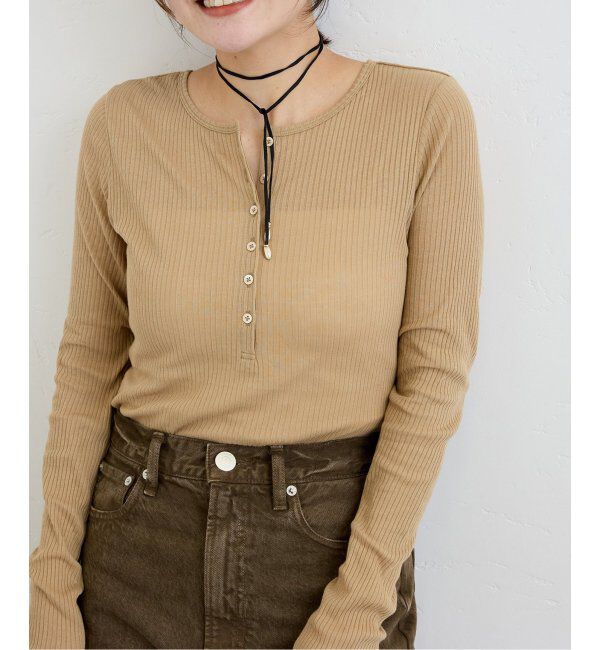 JOURNAL STANDARD「《追加》シアーテレコヘンリーネックプルオーバー」|Tシャツ・カットソー|