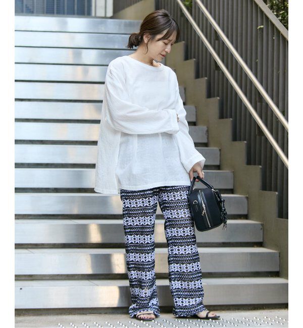 JOURNAL STANDARD「ソフトガーゼ2WAYビッグプルオーバー」|シャツ・ブラウス|