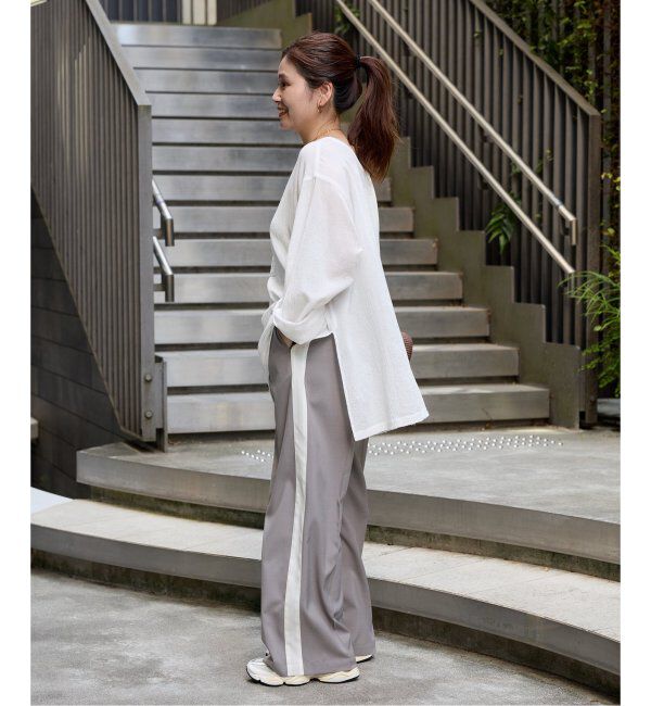 JOURNAL STANDARD「ソフトガーゼ2WAYビッグプルオーバー」|シャツ・ブラウス|