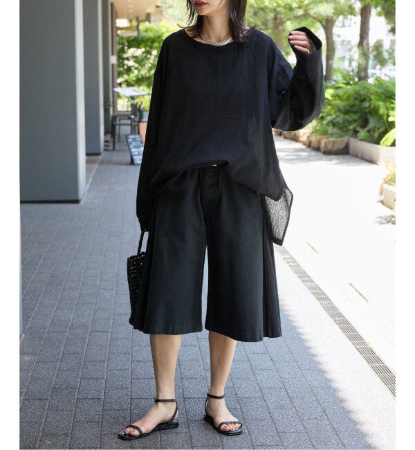 JOURNAL STANDARD「ソフトガーゼ2WAYビッグプルオーバー」|シャツ・ブラウス|