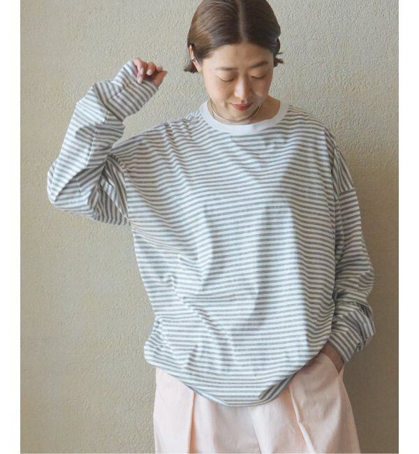 journal standard luxe「コンパクトジャージー クルーネックBigプルオーバー」|Tシャツ・カットソー|