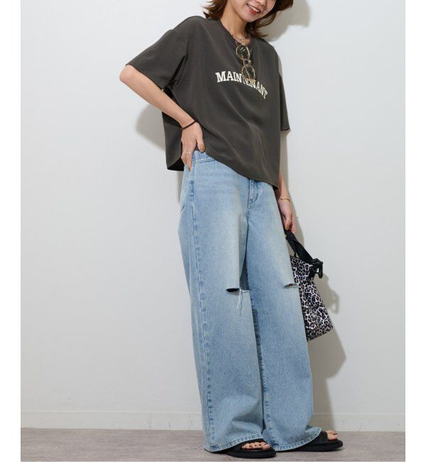 JOURNAL STANDARD relume「《追加2》2WAYジョーゼットロゴTEE」|Tシャツ・カットソー|