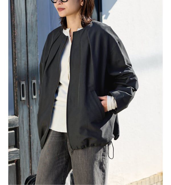 JOURNAL STANDARD「《予約》グログランノーカラーコクーンコート」|ノーカラーコート|