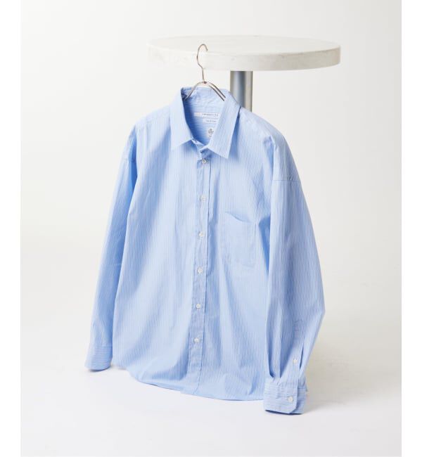 JOURNAL STANDARD「《予約》THOMAS MASON / トーマスメイソン ファット レギュラー シャツ」|シャツ・ブラウス|ブルー
