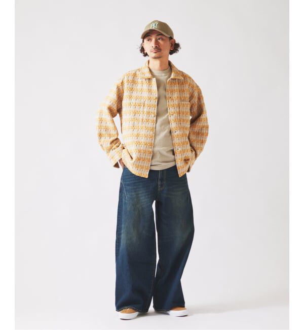 JOURNAL STANDARD relume「《予約》スモーキーデニム 11oz ワイド エンジニアド パンツ」|デニム|