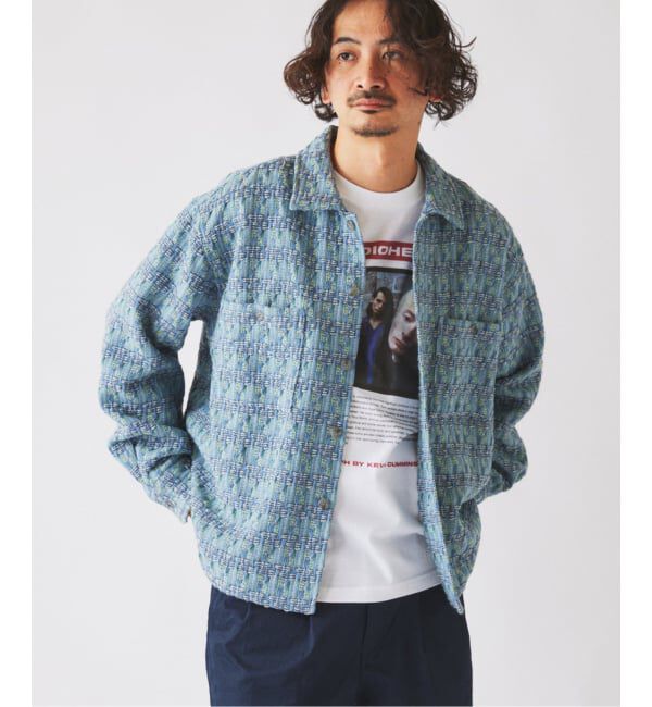 JOURNAL STANDARD relume「《予約》ファンシー ツィード CPO シャツブルゾン」|シャツ・ブラウス|