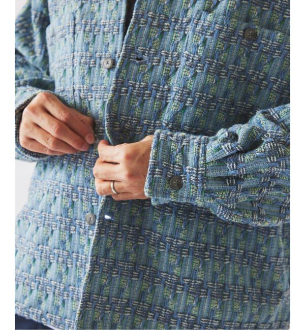 JOURNAL STANDARD relume「《予約》ファンシー ツィード CPO シャツブルゾン」|シャツ・ブラウス|