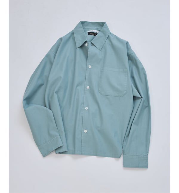 JOURNAL STANDARD relume「《予約》JAMES FABRIC / ジェームスファブリック ガーメントダイ シャツ」|シャツ・ブラウス|サックスブルー