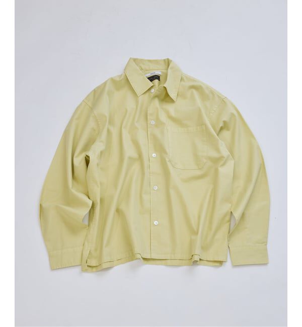 JOURNAL STANDARD relume「《予約》JAMES FABRIC / ジェームスファブリック ガーメントダイ シャツ」|シャツ・ブラウス|イエロー