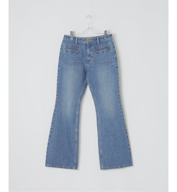 Oriens JOURNAL STANDARD「《予約》フレアデニムパンツ」|デニム|ネイビー