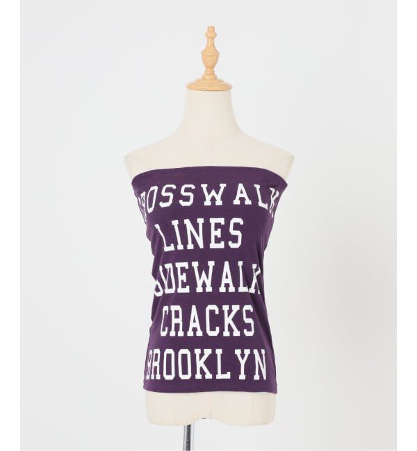 Oriens JOURNAL STANDARD「《予約》ビッグロゴブラトップ」|インナー|パープル