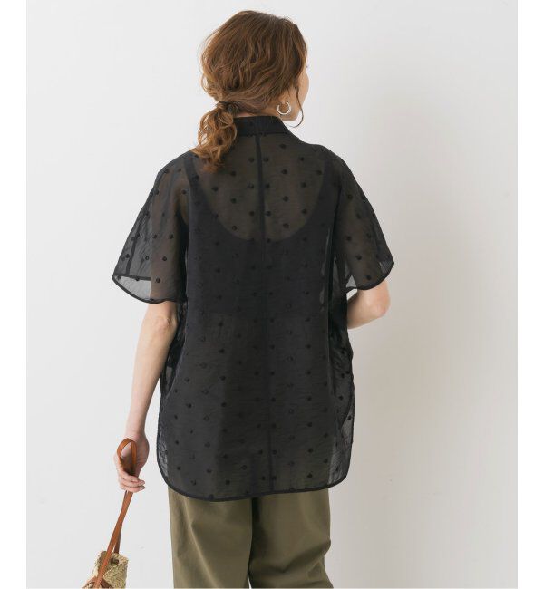 Spick and Span「シアードットサークルシャツ」|シャツ・ブラウス|