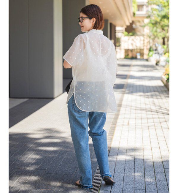 Spick and Span「シアードットサークルシャツ」|シャツ・ブラウス|