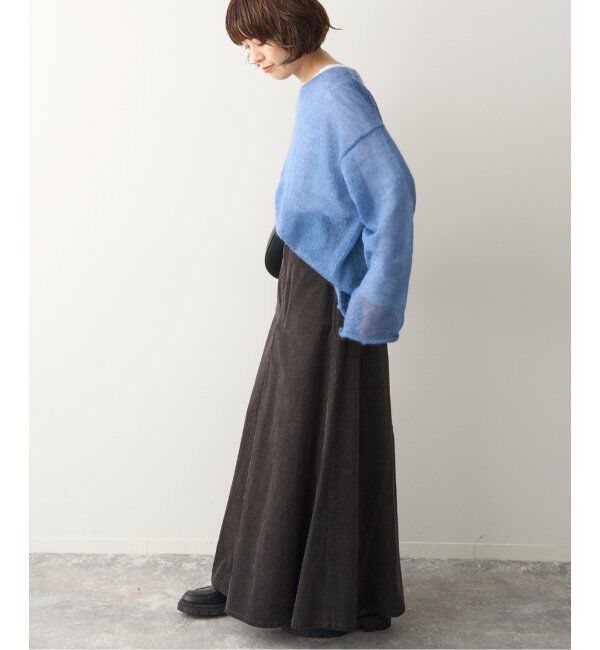 Spick and Span「《WEB限定カラー有り / 追加》ルーズモヘヤMIXボートネックニット」|ニット・セーター|