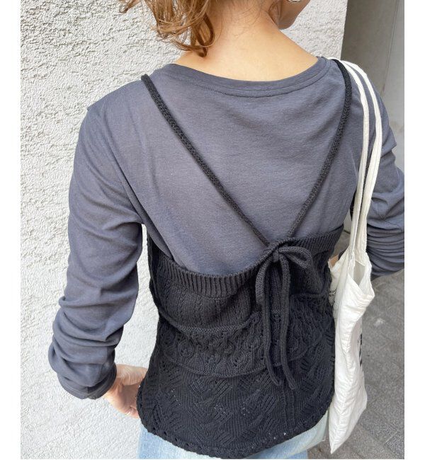 Spick and Span「《追加2》シアーボートネックプルオーバー」|Tシャツ・カットソー|