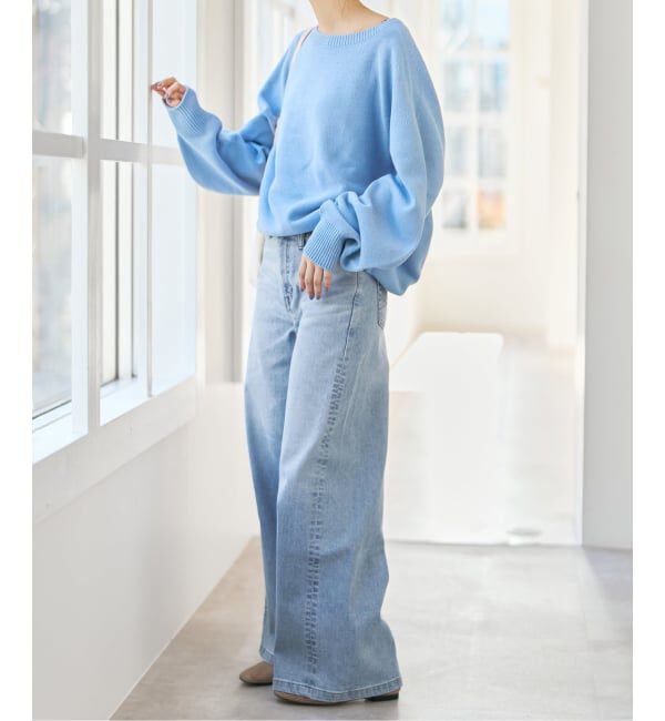 Spick and Span「SOMETHING / サムシング 別注 NEW LISA WIDE*」|デニム|