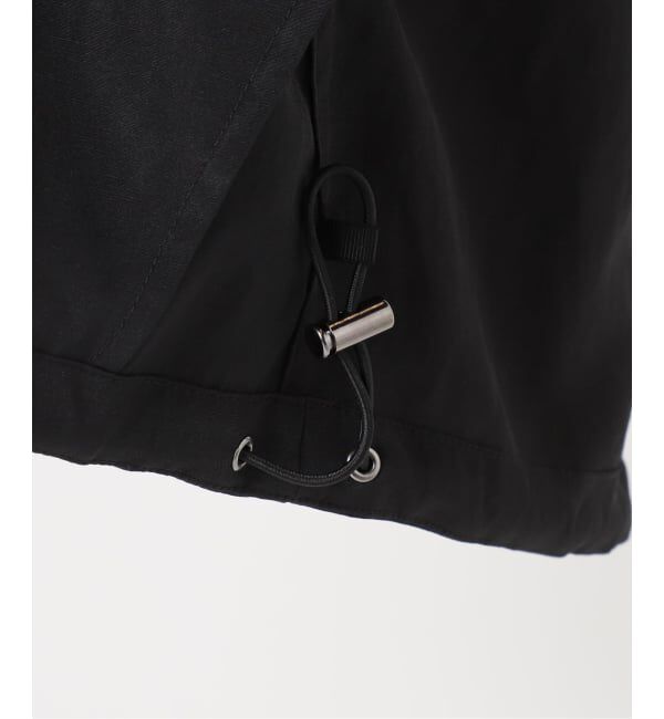 FRAMeWORK「≪追加予約≫リネンPLタッサーフードショートブルゾン」|ブルゾン・スタジャン|