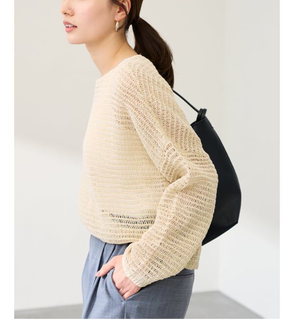 FRAMeWORK「≪予約≫コットンコードニットプルオーバー」|ニット・セーター|