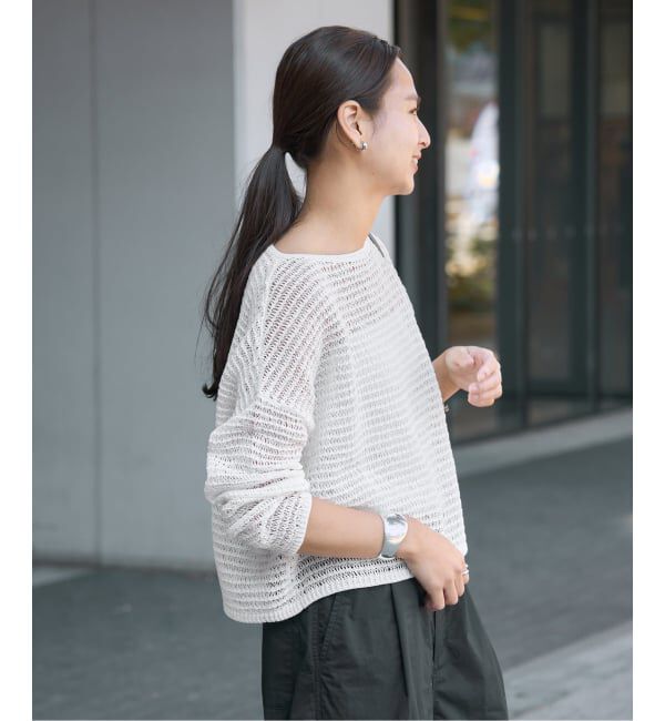 FRAMeWORK「≪予約≫コットンコードニットプルオーバー」|ニット・セーター|