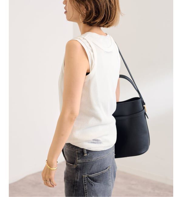 FRAMeWORK「≪追加予約≫メッシュタンクトップ」|タンクトップ|