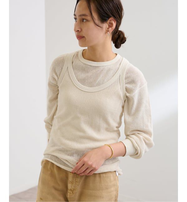 FRAMeWORK「≪追加予約≫メッシュタンクトップ」|タンクトップ|