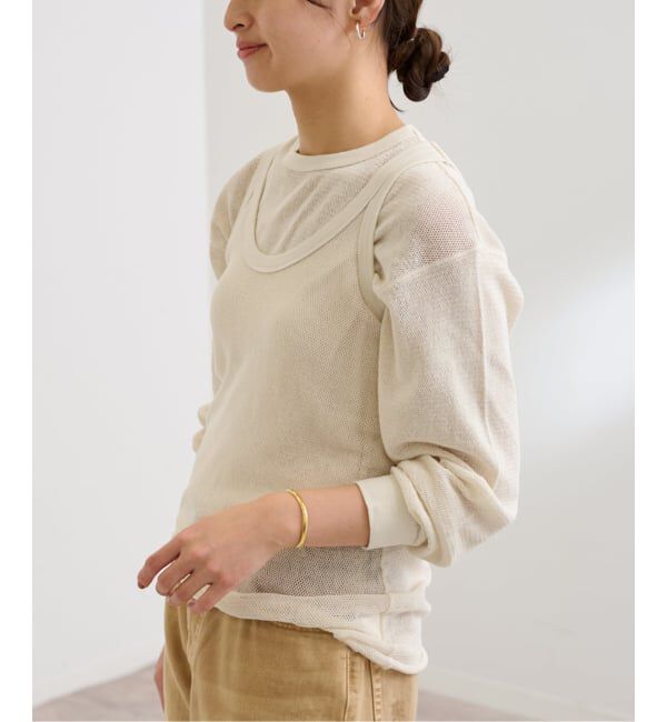 FRAMeWORK「≪追加予約≫メッシュタンクトップ」|タンクトップ|