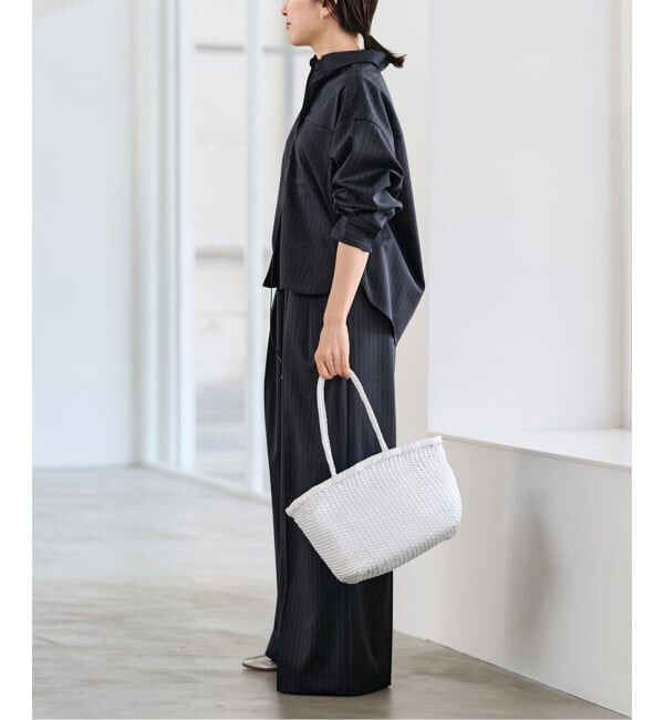 FRAMeWORK「≪予約≫TWストライプショートシャツ」|シャツ・ブラウス|