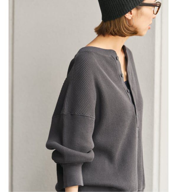 FRAMeWORK「≪WEB限定 / 追加予約≫ワッフルヘンリープルオーバー」|Tシャツ・カットソー|