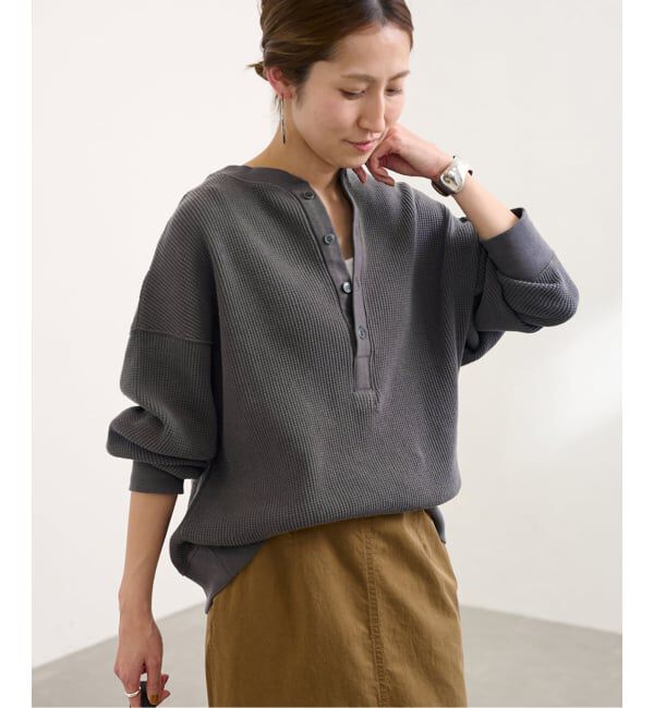 FRAMeWORK「≪WEB限定 / 追加予約≫ワッフルヘンリープルオーバー」|Tシャツ・カットソー|