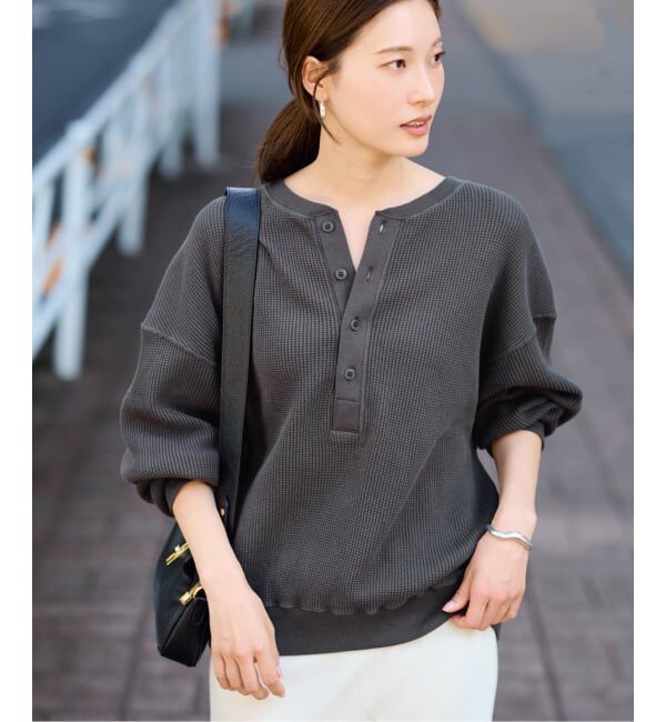FRAMeWORK「≪WEB限定 / 追加予約≫ワッフルヘンリープルオーバー」|Tシャツ・カットソー|