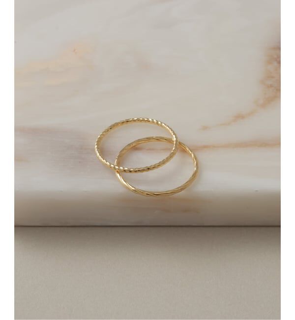 Lilas by Spick&Span「シャインカットリング K18」|リング|