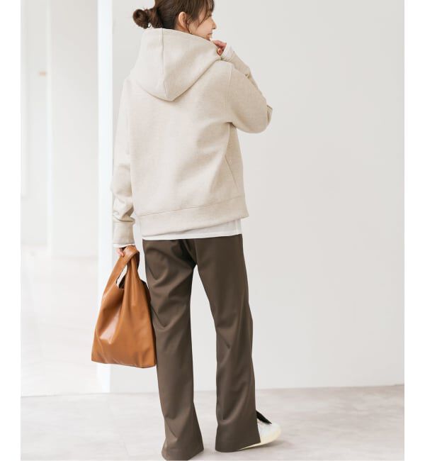 Spick and Span「《新色有り / 追加予約》ストレッチジップフードパーカー」|パーカー|