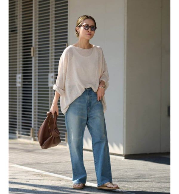 FRAMeWORK「≪一部カラーWEB限定 / 追加予約≫ウォッシャブルニュアンスワイドプルオーバー」|ニット・セーター|