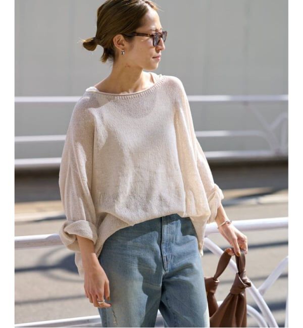 FRAMeWORK「≪一部カラーWEB限定 / 追加予約≫ウォッシャブルニュアンスワイドプルオーバー」|ニット・セーター|