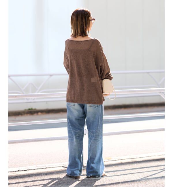 FRAMeWORK「≪一部カラーWEB限定 / 追加予約≫ウォッシャブルニュアンスワイドプルオーバー」|ニット・セーター|