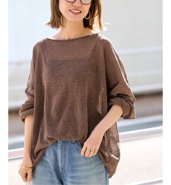 FRAMeWORK「≪一部カラーWEB限定 / 追加予約≫ウォッシャブルニュアンスワイドプルオーバー」|ニット・セーター|