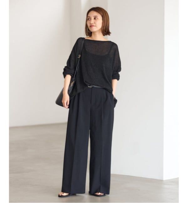 FRAMeWORK「≪一部カラーWEB限定 / 追加予約≫ウォッシャブルニュアンスワイドプルオーバー」|ニット・セーター|