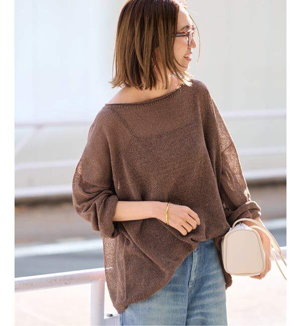 FRAMeWORK「≪一部カラーWEB限定 / 追加予約≫ウォッシャブルニュアンスワイドプルオーバー」|ニット・セーター|