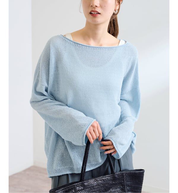 FRAMeWORK「≪一部カラーWEB限定 / 追加予約≫ウォッシャブルニュアンスワイドプルオーバー」|ニット・セーター|
