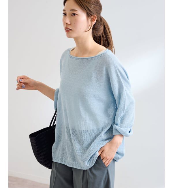 FRAMeWORK「≪一部カラーWEB限定 / 追加予約≫ウォッシャブルニュアンスワイドプルオーバー」|ニット・セーター|