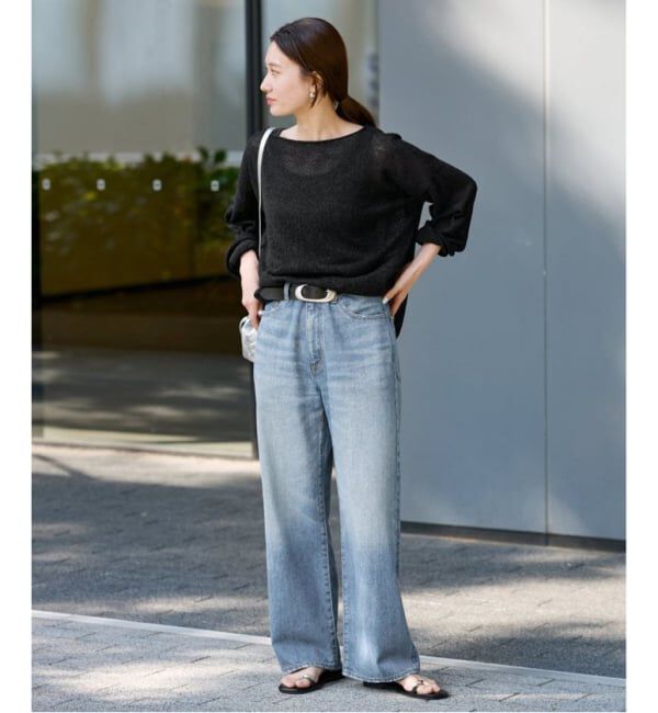 FRAMeWORK「≪一部カラーWEB限定 / 追加予約≫ウォッシャブルニュアンスワイドプルオーバー」|ニット・セーター|