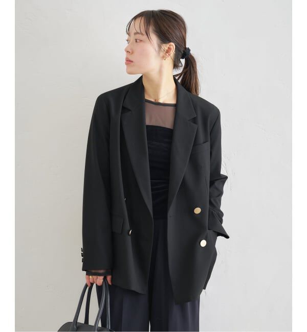 U by SPICK&SPAN「《予約》ダブルボタンジャケット」|その他|