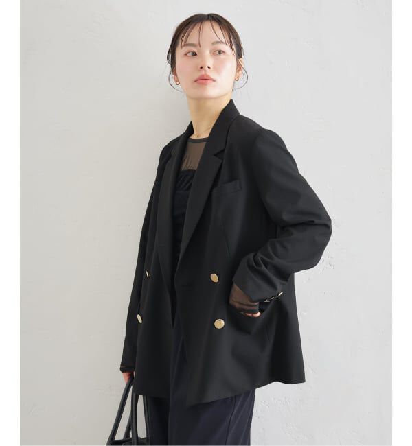 U by SPICK&SPAN「《予約》ダブルボタンジャケット」|その他|