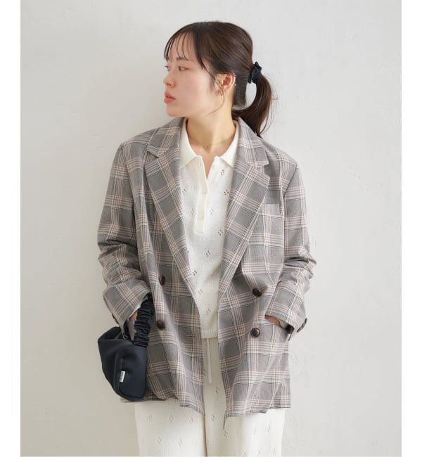 U by SPICK&SPAN「《予約》ダブルボタンジャケット」|その他|